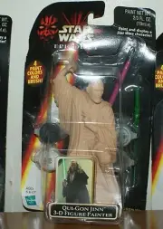 Star Wars Qui-Gon Jinn 3D Paint & Display Figure
