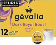Gevalia Kaffe Dark Royal Roast K Cup Keurig