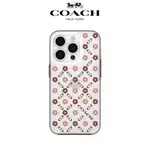 【COACH】IPHONE 15 PRO MAGSAFE 精品手機殼 小茶花