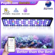 PopBloom Hertz54 WiFi LED Aquarium Light Full Spectrum for 60cm Reef Coral Tank