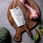 Meat Cleaver Knife Butcher Knife Bone Cutter Heavy Duty Multi-Purpose Dual Ed...