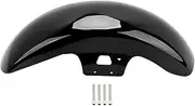 DAHUOKUP Motorcycle 19" Wrap Front Fender Mudguard Cover Gloss Black Accessories For King Electra Street Glide 14-up