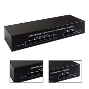 6 Amp In 2 Speaker Out Passive Power Amplifier Selector Speaker Switch Lossless