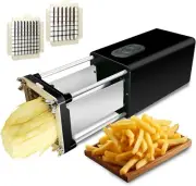 Electric French Fry Cutter Stainless Steel Potato Vegetable Slicer Chopper
