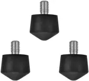 3Pcs Universal Anti-Slip 3/8" -16 Rubber Foot Spike for Thread Tripod Monopod