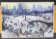 Smithsonian Collection SKATING IN CENTRAL PARK 1000 Piece Jigsaw Puzzle Mattel