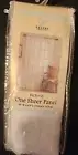 Ellery Homestyles White Victoria Sheer Panel Curtain 59" x 63"