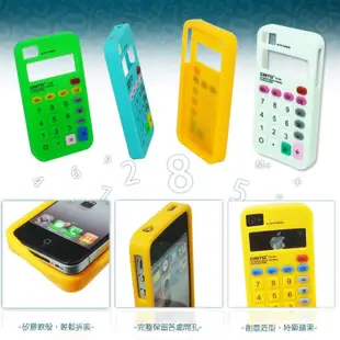 ★超卡哇伊★ Apple 蘋果 iPhone 4 / iPhone 4S 計算機造型套/軟殼/保護殼/外殼/果凍套/背蓋