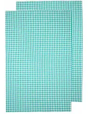 [Ladelle] Gingham Kitchen Towel 2 Pack in Green