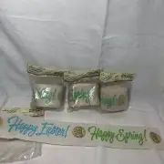 4 Vtg Packages ~ Hallmark Crepe Paper Streamers ~ Easter Spring- Unopened NOS