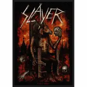 Slayer Devil On Throne Woven Patch Thrash Metal Official