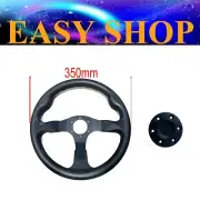 14'' inch 350mm Steering Wheel for 110cc 150cc Go Kart Quad Buggy Kandi JCL