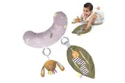 Taf Toys Tummy Time Pillo and Rattle Soft Bunny Toy Babies/Infants 0m+