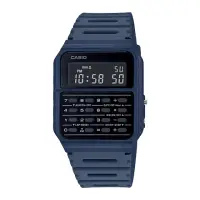 在飛比找momo購物網優惠-【CASIO 卡西歐】復古計算機電子錶 橡膠錶帶 全自動日曆