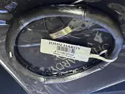 NWT John Hardy Bamboo Black Rhodium Plated Sterling Silver Curved Bangle Medium