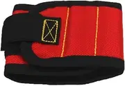 Magnetic Wrist, Electrified Woodworking, Multifunctional Tools, Small Hardware Tools, Suction Nails, Wrist Protectors, and Nail Pickups Red Three Rows of S Magnetic Red