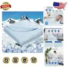 Lightweight Reversible Cooling Blanket for Summer – Ideal for Travel, 60x80