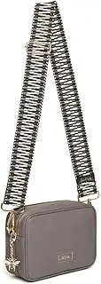 [Alice Wheeler] Soho Duel Compartment Camera Cross Body Bag with 2 Straps and Bee Attachment Shoulder Bag for Ladies