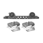 Front + Rear Engine Mount Kit for Mitsubishi Challenger PA 3.0L V6 4WD 6G72 Auto