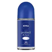 Nivea Deodorant Protect & Care Roll On For Unisex 50 ml