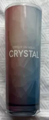 Cirque Du Soliel CRYSTAL Tall Shot Glass LAS VEGAS ~4" New W/ Tag (vol disc.)
