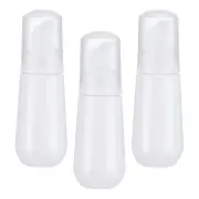 3pcs Soap Foam Bottle, Empty Travel Foaming Containers, 2oz, White