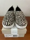 NWB Clarks Cloudsteppers Cushioned Soft Step Glow Jade Leopard Print Shoes Sz 9W
