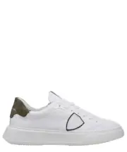 Philippe Model sneakers men temple BTLU-VC01 Camouflage / Blanc Pelle shoes