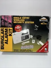 Home Security System Sentinel Multiple Entry Wireless Home Burglar Alarm Kit NEW