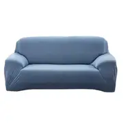 Elastic Stretch Sofa Cover Soft Three-Seater Sofa Cover Non-Slip Sofa Protective Cover -Light Blue