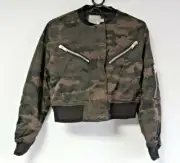 ASOS Bomber Jacket in Camo Print Size UK 10 rrp £45 NH001 CC 01