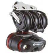New Sailing Pulley Block Master BB2213F 22mm Triple Block Becket & Cleat