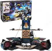 Batman, Ultimate Transforming Batmobile Playset, 2-in-1 Batman Playset with Exclusive Batman Figure and Glider, Lights and Sounds, Kids’ Toys for Boys and Girls 4+