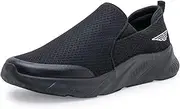[Red Tape] Men Sports Shoes - Utmost Comfort, Arch Support, On-Ground Traction, Memory Foam Insole, Slip-On Closure, Model RMW0091, Black