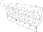 Outanaya Upper Bunk Bed Shelf Stylish Multi Functional Hanging Basket Organizer for Dorms Sturdy Bedside Storage for Books Glasses and Phone Effortless Installation Chic Design