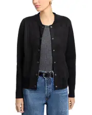 Sioni Faux Suede Snap Front Bomber Jacket