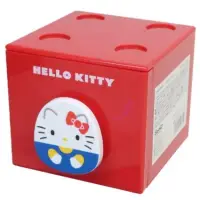 在飛比找momo購物網優惠-【小禮堂】Hello Kitty 單抽積木收納盒 - 紅全身