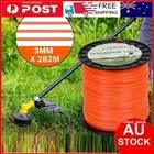 Garden 3MM x 282M COMMERCIAL USE TRIMMER LINE MOWING Whipper Snipper Cord Rope