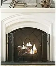 Fireplace Screens Pleasant Hearth Steel Fireplace Screen Black Fireplace Screen Flat Fireplace Screens Decorative