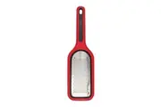 Microplane Select Series 18cm Fine Grater Stainless Steel Lemon Lime Zester Red