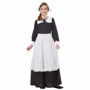 Pilgrim Thanksgiving Olden Day Colonial Victorian Book Week Girls Costume