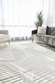 Rug Culture Lotus Leo White Rug