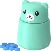 Pill Grinder | Cartoon Portable Pill Pulverizer Grinder | Multifunctional Easy Carrying Crusher Medicine Case for Boys, Girls, Kids, Children