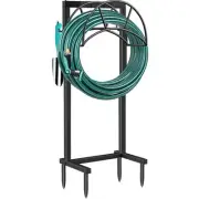 Garden Hose Holder with Spikes Tool Hooks for 160ft Hose Outdoor Organizer