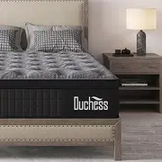 Duchess Hybrid Mattress - Mattress Comfortable Memory Foam and Pocket Springs with Pressure Relief Breathable Design Reinforced Edge Support (Deluxe-27CM, King)