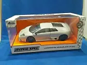 Lamborghini Murcielago LP 640 Hyper-Spec Jada Light Gray Diecast 1:24 Scale New