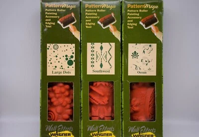 Wagner pattern magic wallpaper and texture effects painting roller (3 pack) A1