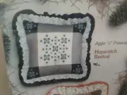 Aggie "J" Originals Leaflet #9 HopScotch Revival Cross Stitch 15.5" Pillow Kit