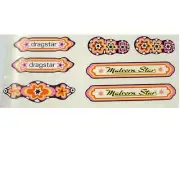 Malvern Star Dragstar C decals for vintage two styles, one style per sale