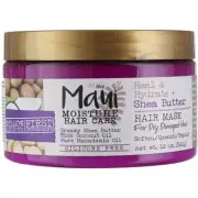 4 Pack Maui Moisture Heal And Hydrate + Shea Butter Hair Mask, Coconut, 12 oz